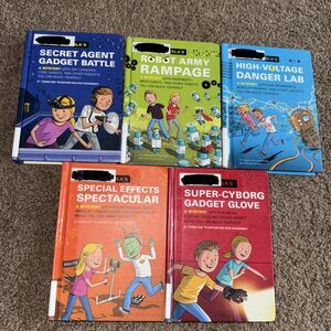 Lot of 5 Nick and Tesla's Books Bob Pflugfelder Steve Hockensmith HC Ex-Library
